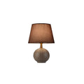 Round Drum Shape Ceramic Table Lamp