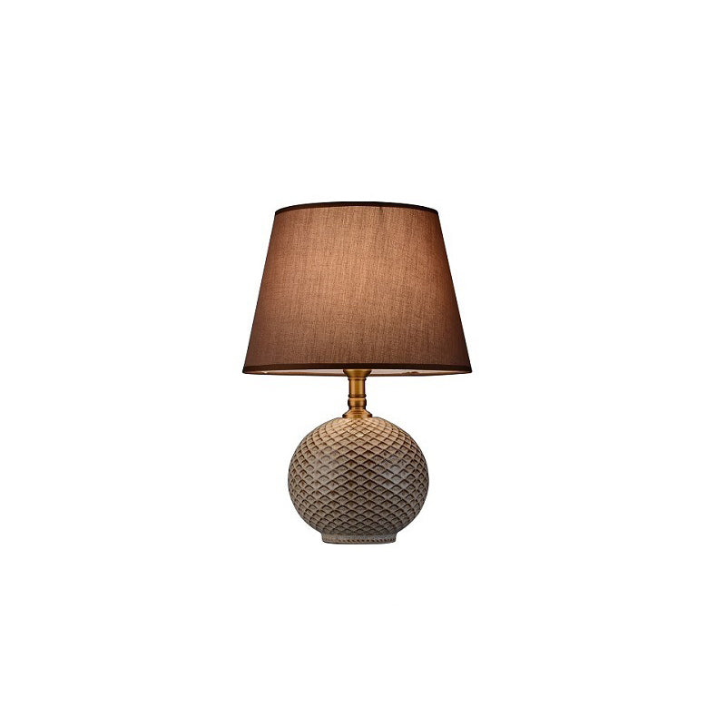 Round Drum Shape Ceramic Table Lamp