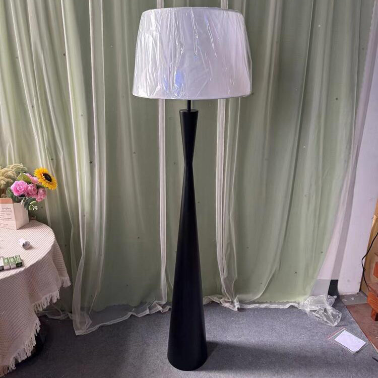 Contemporary Nordic Iron Fabric Floor Lamp