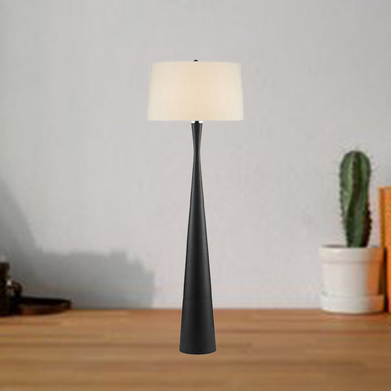 Contemporary Nordic Iron Fabric Floor Lamp