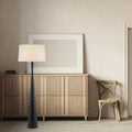 Contemporary Nordic Iron Fabric Floor Lamp