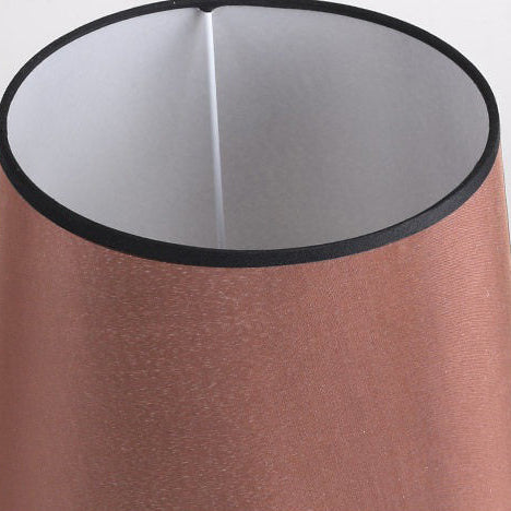 Teardrop Drum Shape Fabric Table Lamp