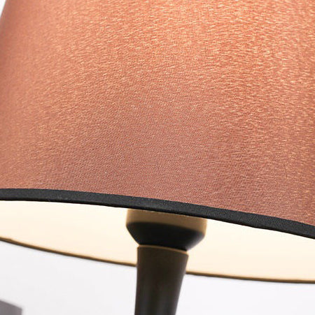 Teardrop Drum Shape Fabric Table Lamp