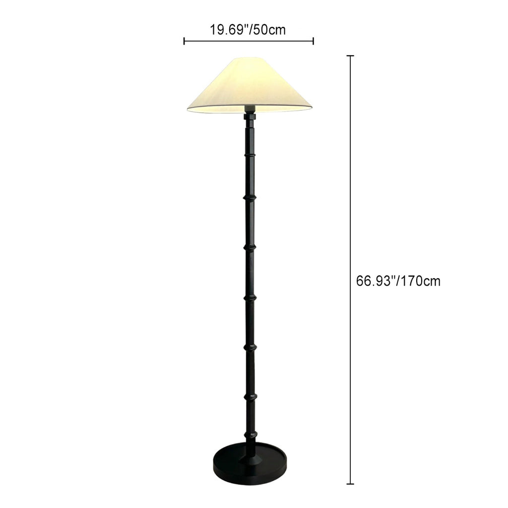 Traditional French Cone Imitation Floor Lamp