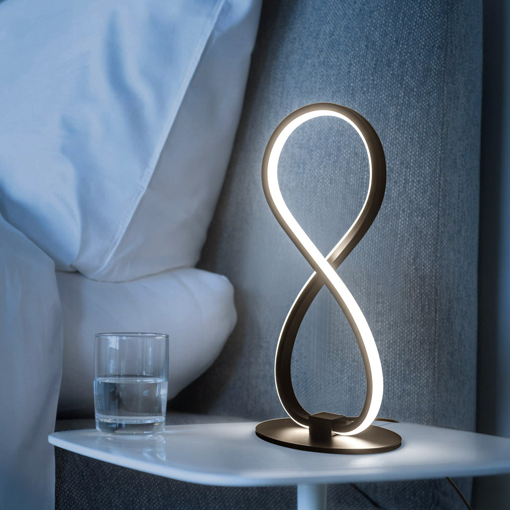 Shape Aluminum Silicone Living Table Lamp