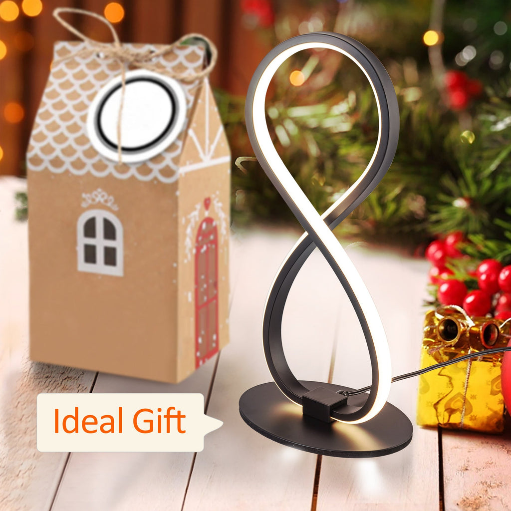 Shape Aluminum Silicone Living Table Lamp