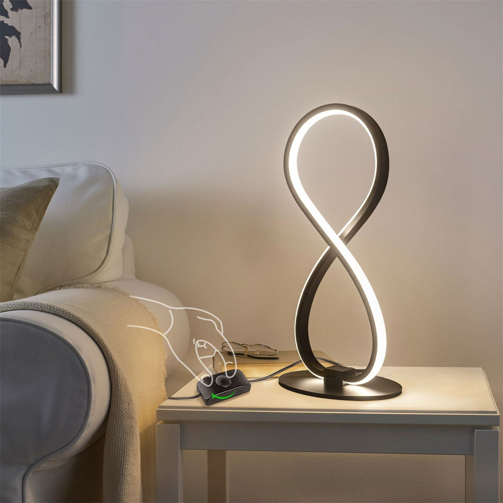 Shape Aluminum Silicone Living Table Lamp