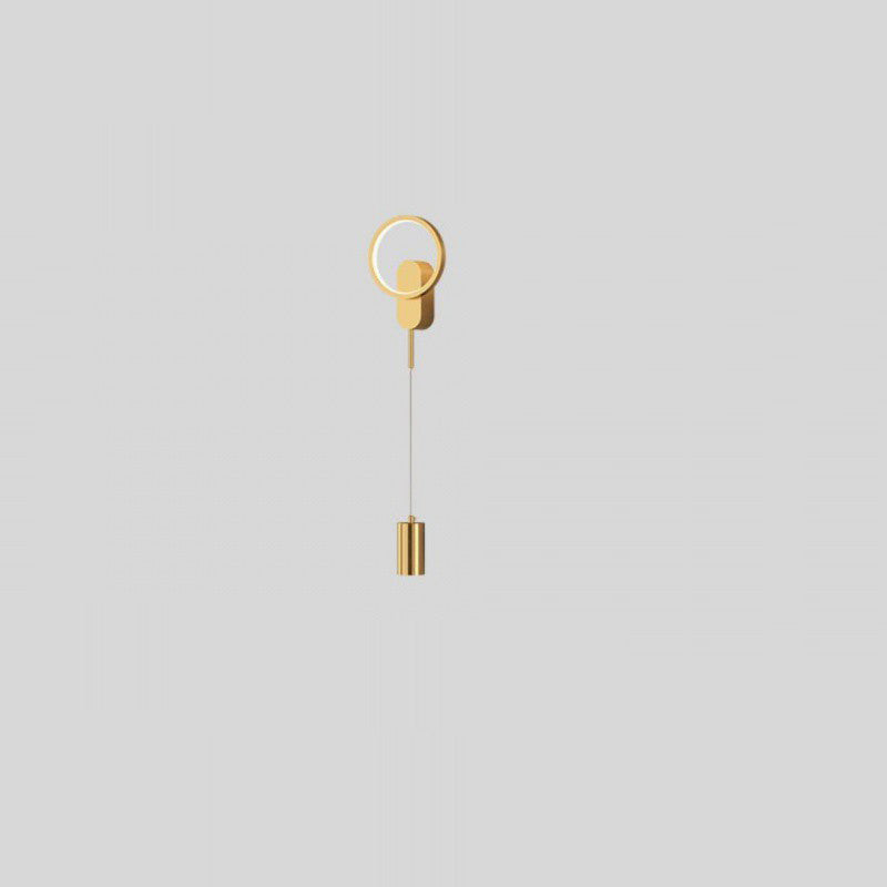 Iron Cylinder Shape Living Wall Lamp