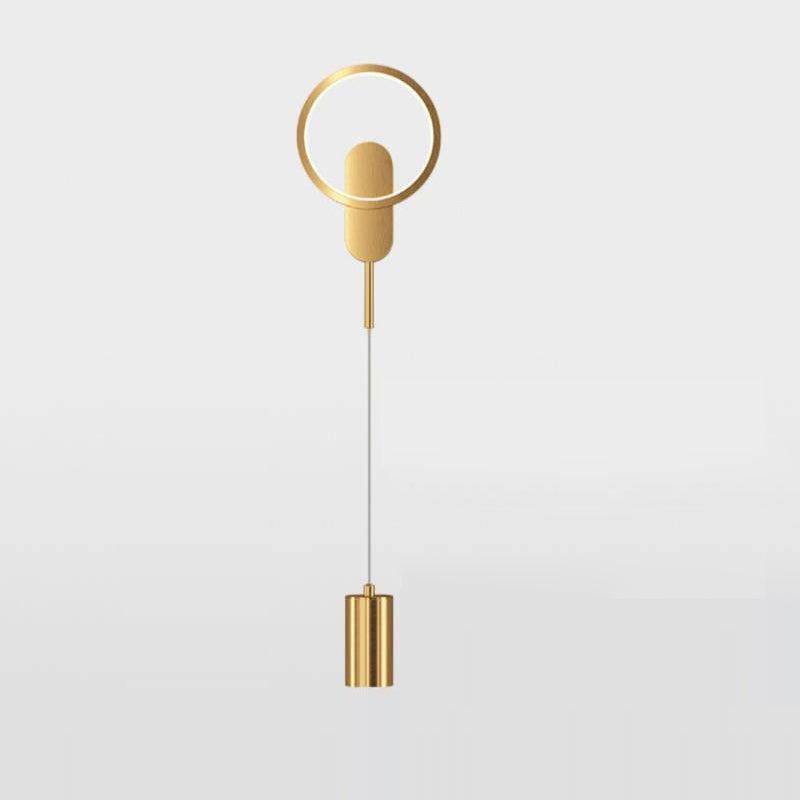Iron Cylinder Shape Living Wall Lamp