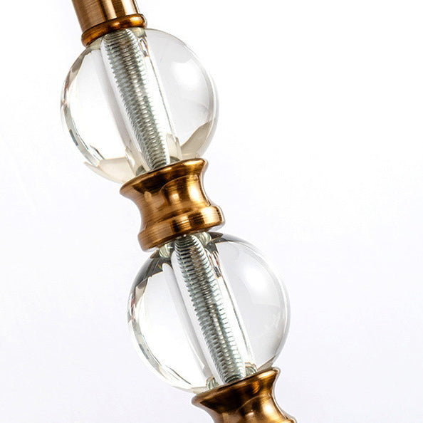 Drum Shape Crystal Ball Table Lamp
