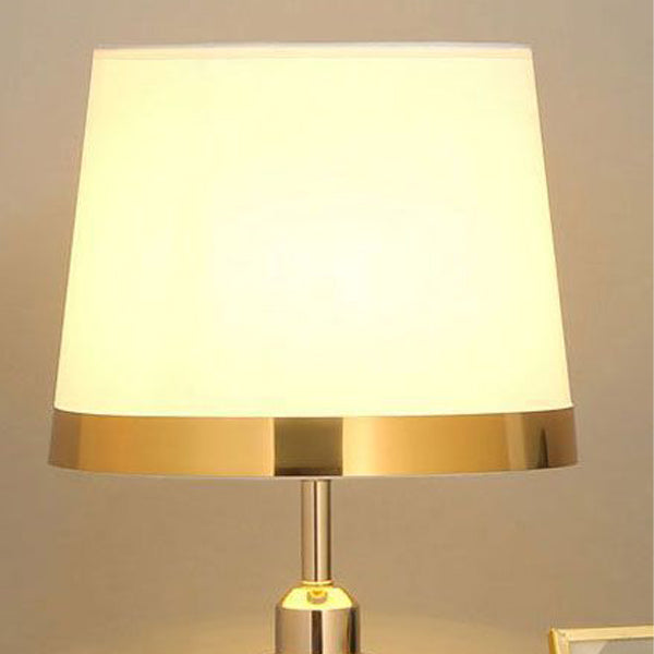 Drum Shape Cylinder Hardware Table Lamp