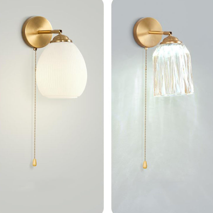 Pull Switch Rotatable Dome Wall Lamp