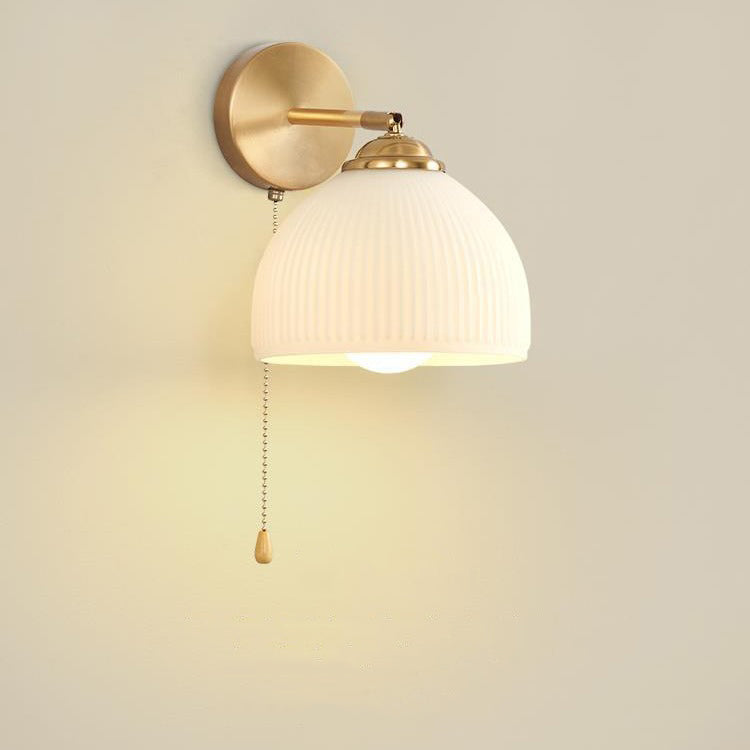 Pull Switch Rotatable Dome Wall Lamp