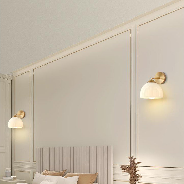 Pull Switch Rotatable Dome Wall Lamp