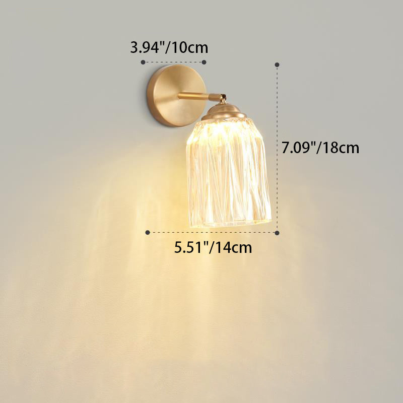 Pull Switch Rotatable Dome Wall Lamp