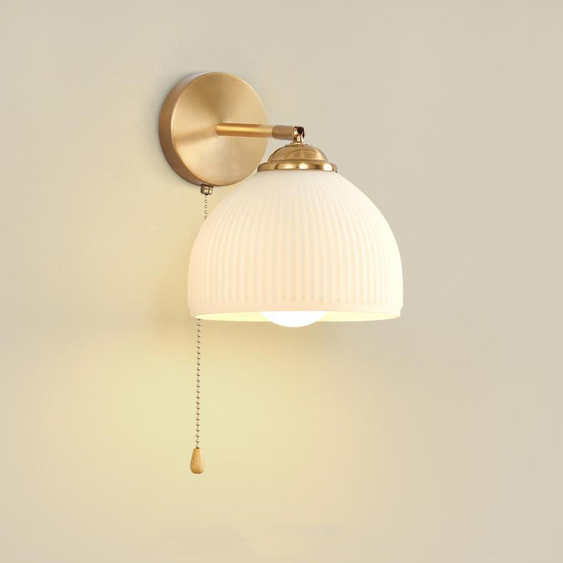 Pull Switch Rotatable Dome Wall Lamp