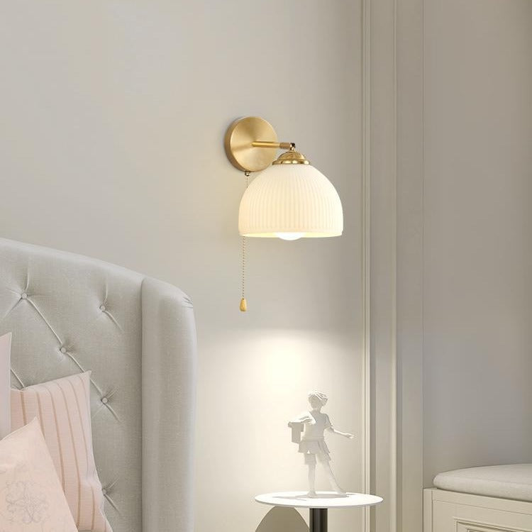 Pull Switch Rotatable Dome Wall Lamp