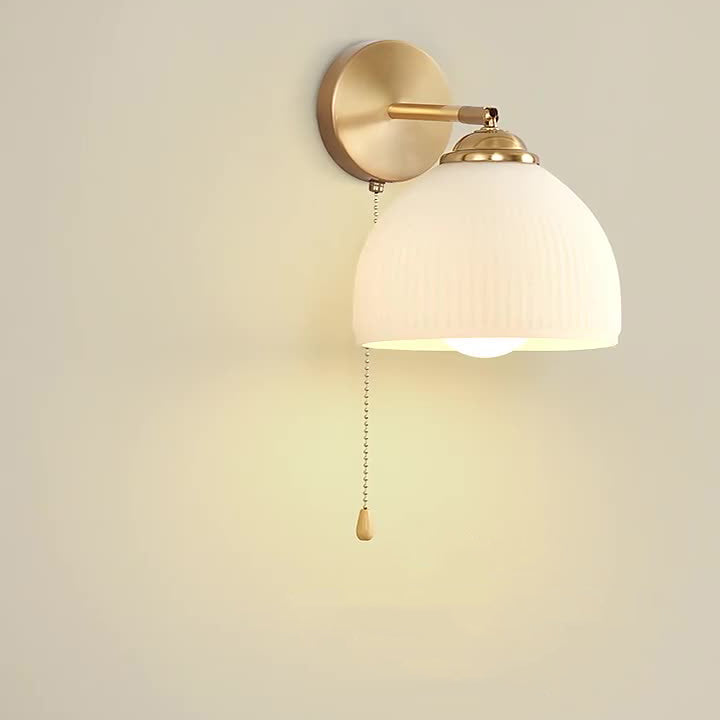 Pull Switch Rotatable Dome Wall Lamp