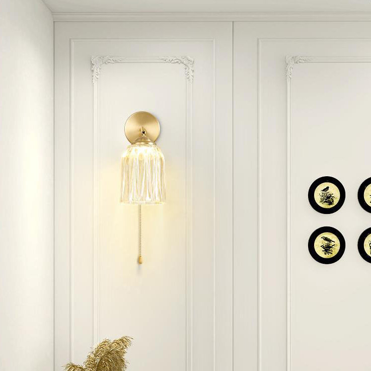 Pull Switch Rotatable Dome Wall Lamp
