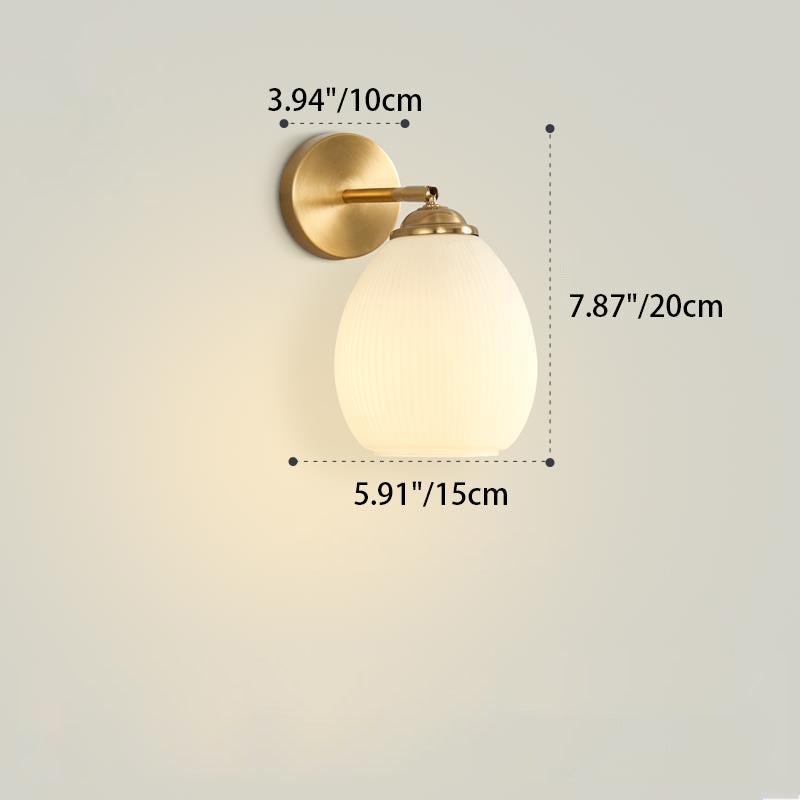 Pull Switch Rotatable Dome Wall Lamp