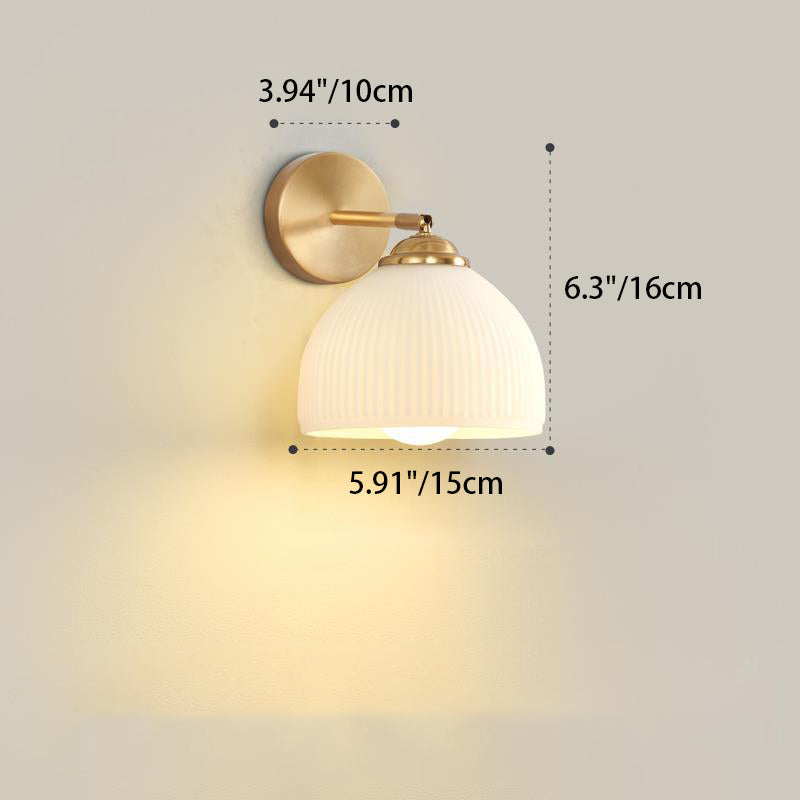 Pull Switch Rotatable Dome Wall Lamp