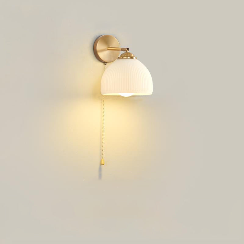 Pull Switch Rotatable Dome Wall Lamp