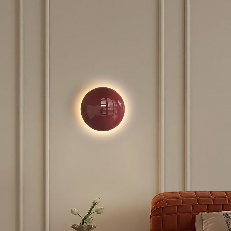 Iron Round Ambiance Living Wall Lamp