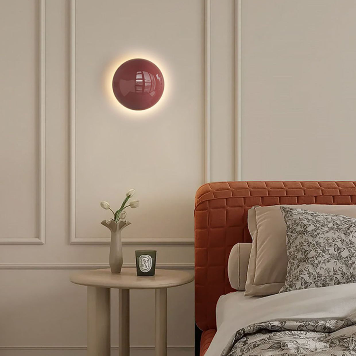 Iron Round Ambiance Living Wall Lamp