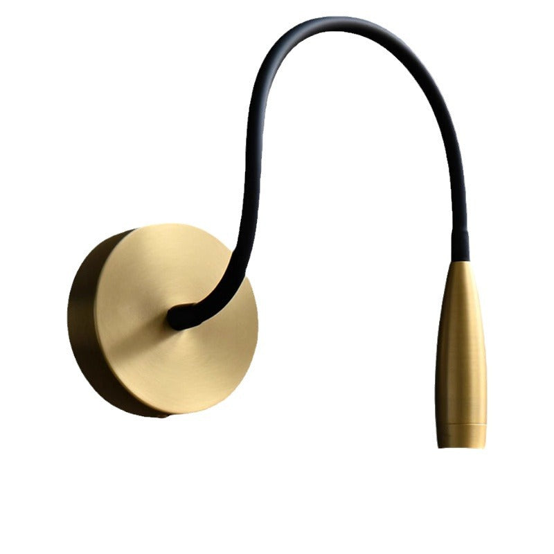 Iron Aluminum Flexible Gooseneck Wall Lamp