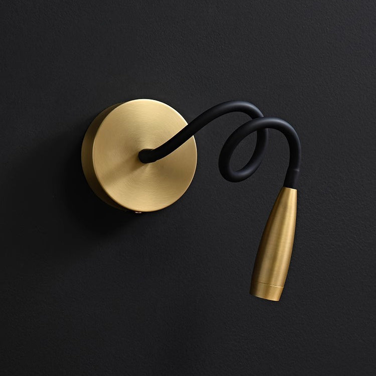 Iron Aluminum Flexible Gooseneck Wall Lamp