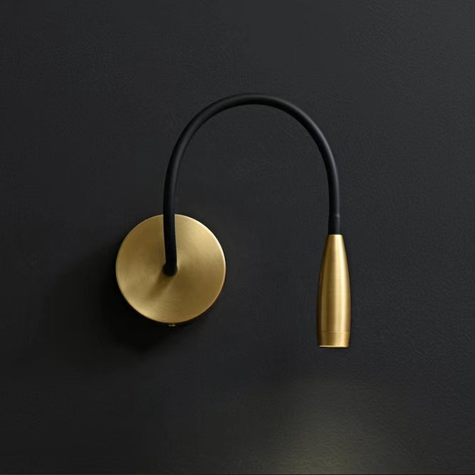 Iron Aluminum Flexible Gooseneck Wall Lamp