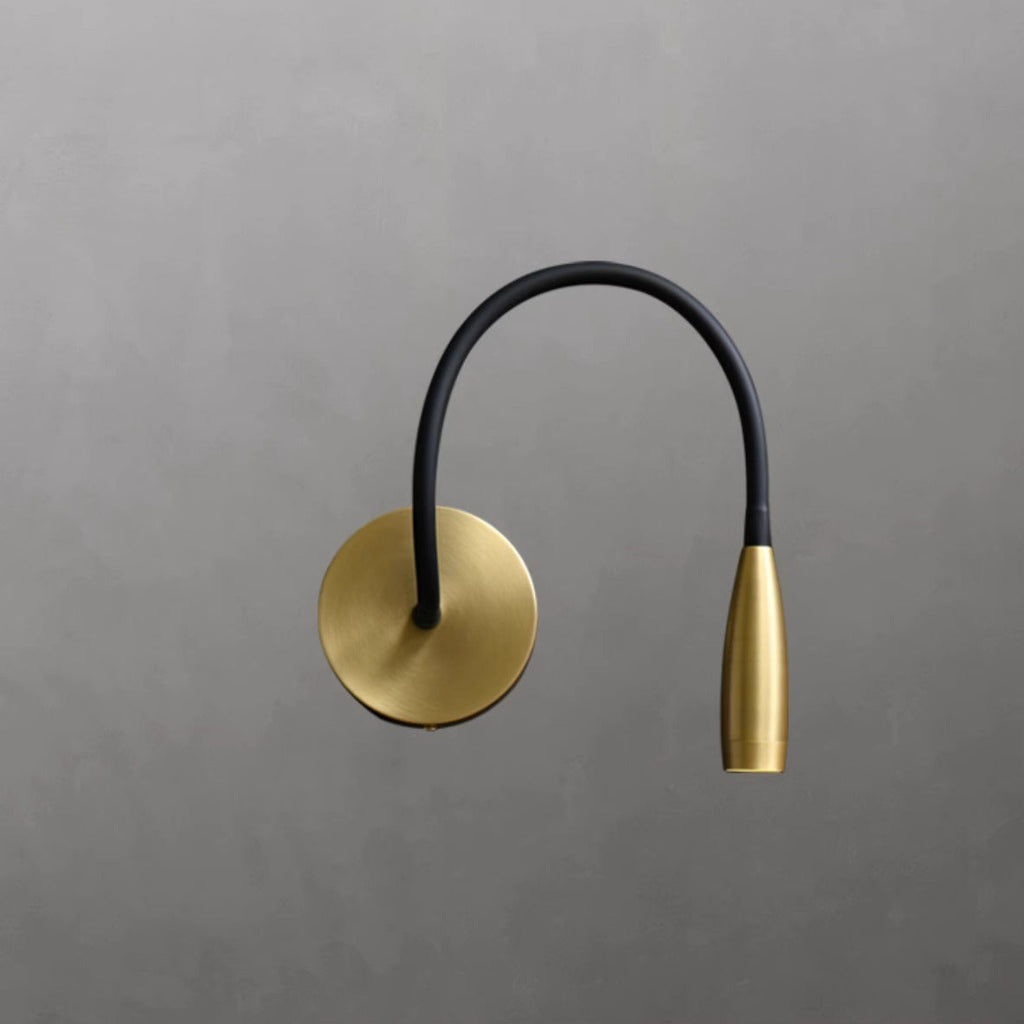 Iron Aluminum Flexible Gooseneck Wall Lamp