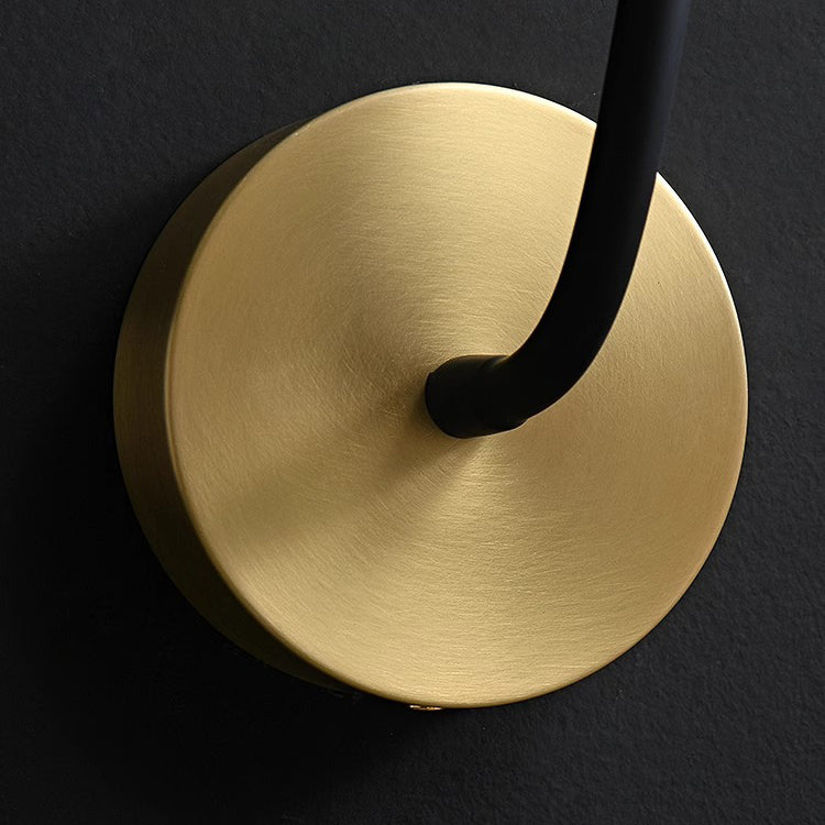 Iron Aluminum Flexible Gooseneck Wall Lamp