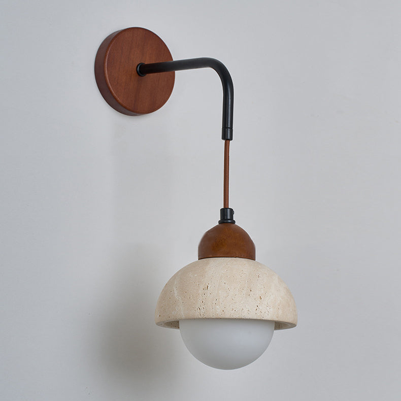 Dome Cylinder Cone Yellow Wall Lamp