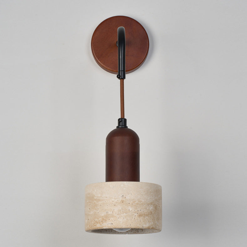 Dome Cylinder Cone Yellow Wall Lamp