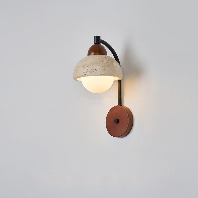 Dome Cylinder Cone Yellow Wall Lamp