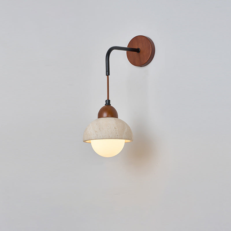 Dome Cylinder Cone Yellow Wall Lamp