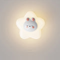 Cartoon Animal Rabbit Bear Wall Lamp