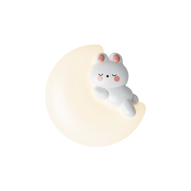 Cartoon Animal Rabbit Bear Wall Lamp