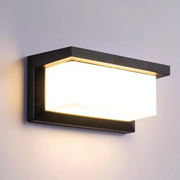 Rectangular Aluminum Patio Outdoor Light