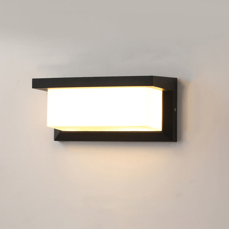 Rectangular Aluminum Patio Outdoor Light