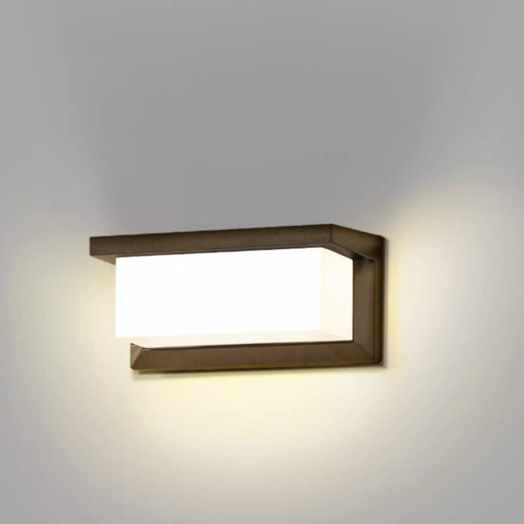 Rectangular Aluminum Patio Outdoor Light