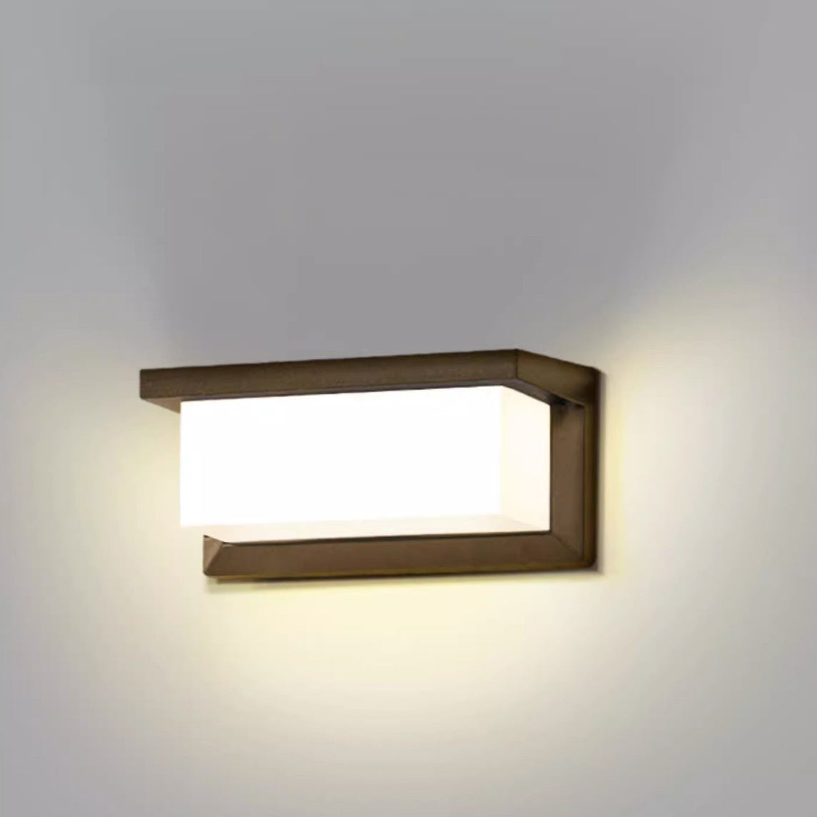 Rectangular Aluminum Patio Outdoor Light