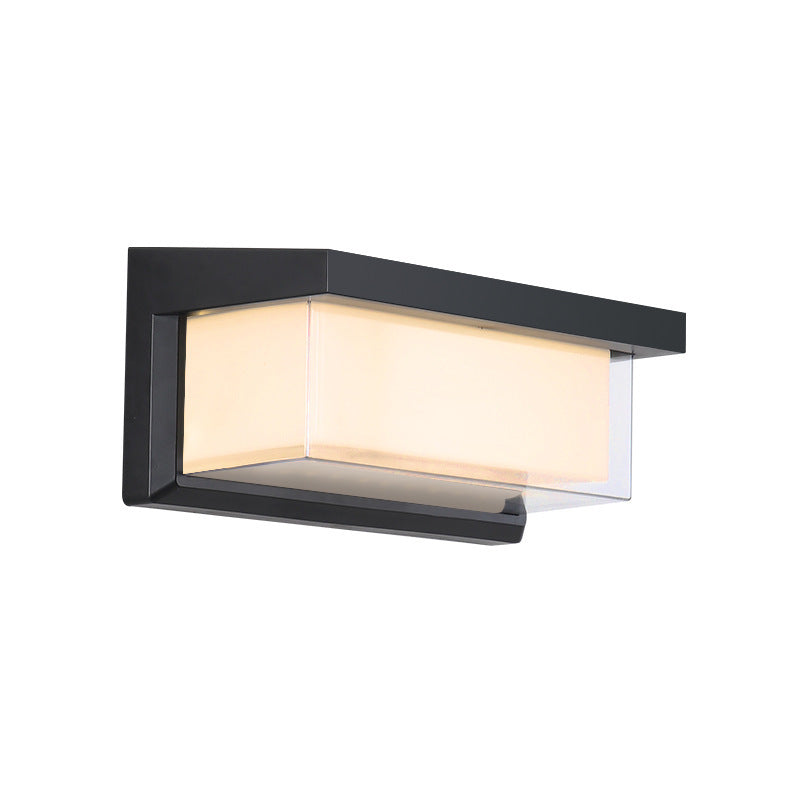 Rectangular Aluminum Patio Outdoor Light