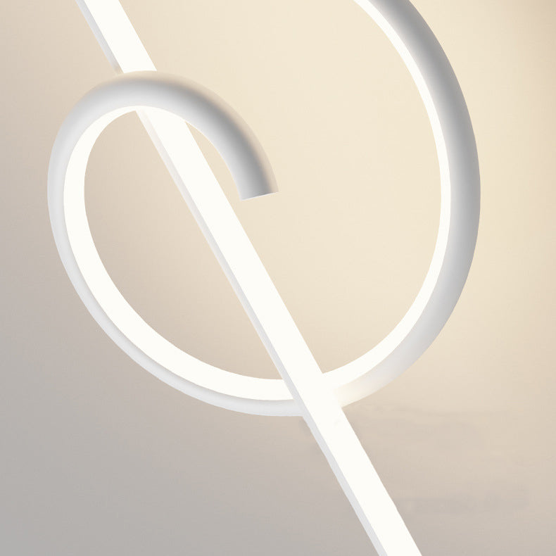 Musical Note Acrylic Iron Wall Lamp