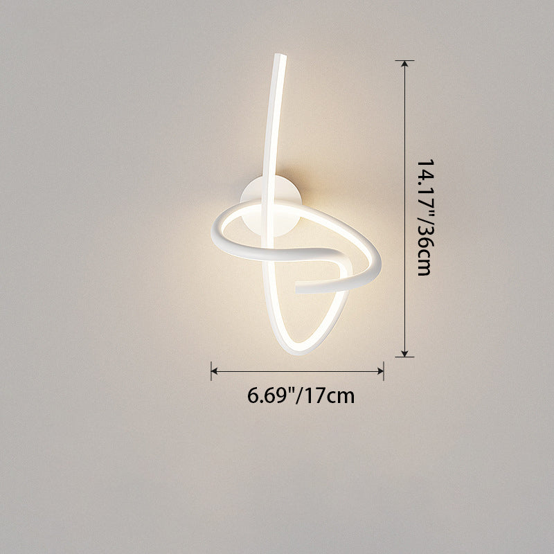 Musical Note Acrylic Iron Wall Lamp