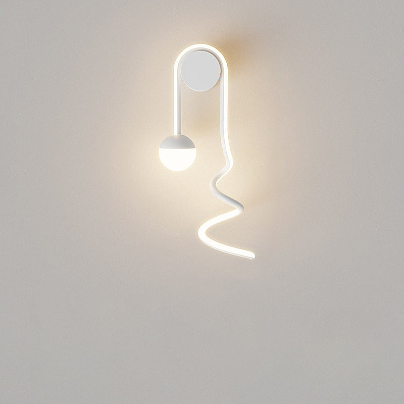 Musical Note Acrylic Iron Wall Lamp