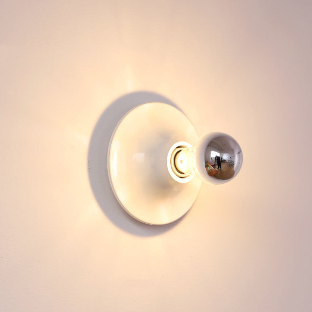UFO Shape Iron Bedroom Wall Lamp
