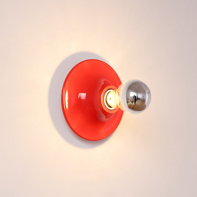 UFO Shape Iron Bedroom Wall Lamp