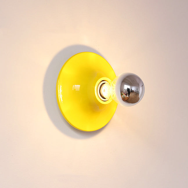 UFO Shape Iron Bedroom Wall Lamp
